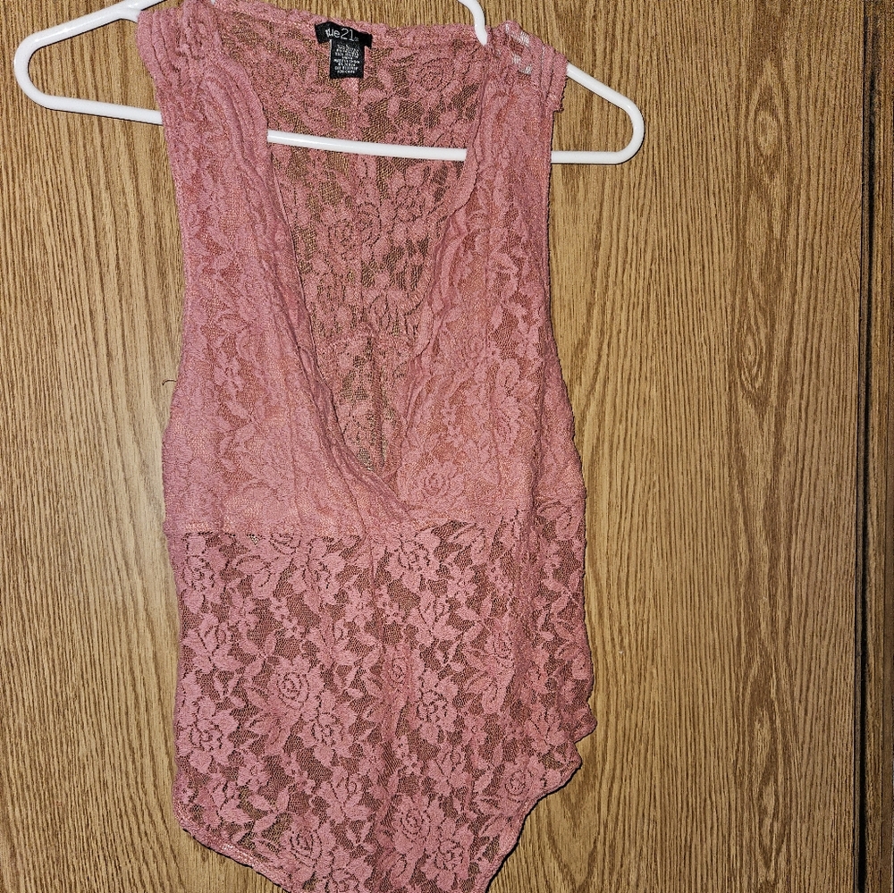 Rue 21 lacey body suit